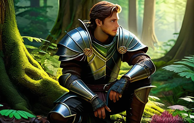 리니지M 장비 해체 방법 - **Prompt 1: The Resourceful Adventurer's Discovery** "A young, determined fantasy adventurer, dr...