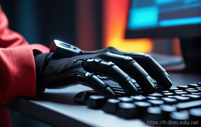 리니지M 자동화 프로그램 문제점 - **Prompt:** A young male gamer, around 16 years old, sits in a dimly lit room, illuminated only by t...
